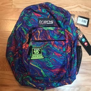 Multicolored Jansport Backpack